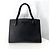 Prada Borsa a spalla Tote Monochrome in Saffiano Nera - vista 4