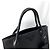 Prada Borsa a spalla Tote Monochrome in Saffiano Nera - vista 7