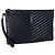 Autre Marque Clutch Matelassé New Medium Black