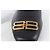 Mule Balenciaga Cozy BB Nera Oro - vista 7