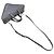 Balenciaga Borsa Duffle Small Triangle in vitello grigio - vista 5