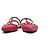 Valentino Rockstud Flat Mule Rot Leder - Ansicht 2