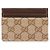 Tarjetero Gucci Plaque Marrón Canvas - vista 5