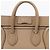 Céline Borsa a spalla Nano Dune in pelle di vitello - vista 5