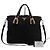 Prada Borsa Tote e Borsa a Tracolla in Nylon con Logo Dorato