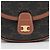 Céline Mini borsa a tracolla in tela da donna Tan - vista 3