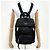 Prada Nylon Triangle Logo Buckle Backpack Black - view 3