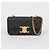 Céline Borsa a tracolla Triomphe Chain Tan - vista 2