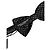 Dolce & Gabbana Men Dark Gray Patterned Adjustable Neck Papillon Bow Tie