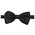 Dolce & Gabbana Men Dark Gray Patterned Adjustable Neck Papillon Bow Tie - view 4