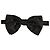 Dolce & Gabbana Papillon regolabile in seta paisley nero da uomo