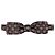 Dolce & Gabbana Papillon regolabile in seta geometrica multicolore