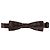 Dolce & Gabbana Papillon regolabile da uomo, marrone, % seta