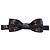 Dolce & Gabbana Papillon regolabile da uomo in seta blu Flags % - vista 3
