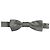Dolce & Gabbana Men Gray Silk Patterned Adjustable Neck Papillon Bow Tie - view 3