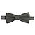Dolce & Gabbana Men Gray Silk Patterned Adjustable Neck Papillon Bow Tie