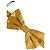 Dolce & Gabbana Men Yellow % Silk Adjustable Neck Papillon Bow Tie - view 3