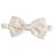 Dolce & Gabbana Papillon regolabile in seta bianca floreale da uomo