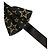 Dolce & Gabbana Papillon regolabile da uomo, nero con stelle, % seta - vista 3
