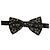 Dolce & Gabbana Papillon regolabile da uomo, nero con stelle, % seta - vista 4