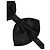 Dolce & Gabbana Men Black Patterned Adjustable Neck Papillon Bow Tie - view 3