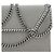 Stella Mc Cartney Schultertasche aus Polyester in Grau - Ansicht 4