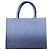 Dior Borsa Tote in pelle di vitello blu
