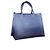 Dior Borsa Tote in pelle di vitello blu - vista 2