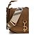 Burberry Borsa a tracolla Bos Taurus in pelle di vitello marrone - vista 4