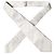Dolce & Gabbana Cravatta regolabile geometrica in seta per donna Off White - vista 4