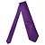 Dolce & Gabbana Verstellbare Damen-Krawatte aus violettem Polyester-Satin
