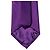 Dolce & Gabbana Verstellbare Damen-Krawatte aus violettem Polyester-Satin - Ansicht 2