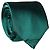 Dolce & Gabbana Corbata ajustable de seda satinada verde oscuro para mujer - vista 2