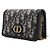 Dior Borsa a tracolla e spalla Oblique Montaigne Nano Pouch con catena dorata - vista 3