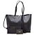 Autre Marque Borsa Shopper in Pelle Blu Navy - vista 2
