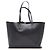 Autre Marque Borsa Shopper in Pelle Blu Navy - vista 3