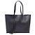 Autre Marque Borsa Shopper in Pelle Blu Navy - vista 4
