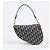Dior Bolso Saddle Oblique Jacquard Azul - vista 4