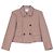 Dior Double-Breasted Blazer Jacke Rosa