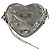 Balenciaga Borsa a Tracolla Heart Chain Silver