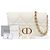 Dior Borsa a Tracolla Mini Caro Macro Cannage Bianca