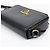Prada Bolsa Tiracolo Flap Vitello Medium Preta Dourada - vista 13
