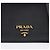 Prada Bolsa Tiracolo Flap Vitello Medium Preta Dourada - vista 3
