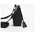 Prada Borsa a tracolla hobo Reedition Nylon Multi Nero - vista 4