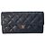 Chanel Klassisches Long Wallet Caviar Black