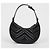 Gucci Borsa a spalla mini GG Marmont a mezzaluna nera - vista 4