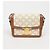 Céline Sac à épaule Triope Mini Size en cuir de veau canvas Blanc - vue 2