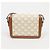 Céline Sac à épaule Triope Mini Size en cuir de veau canvas Blanc - vue 4