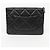 Chanel Große Clutch aus Lammleder Schwarz - Ansicht 4