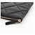 Chanel Große Clutch aus Lammleder Schwarz - Ansicht 7